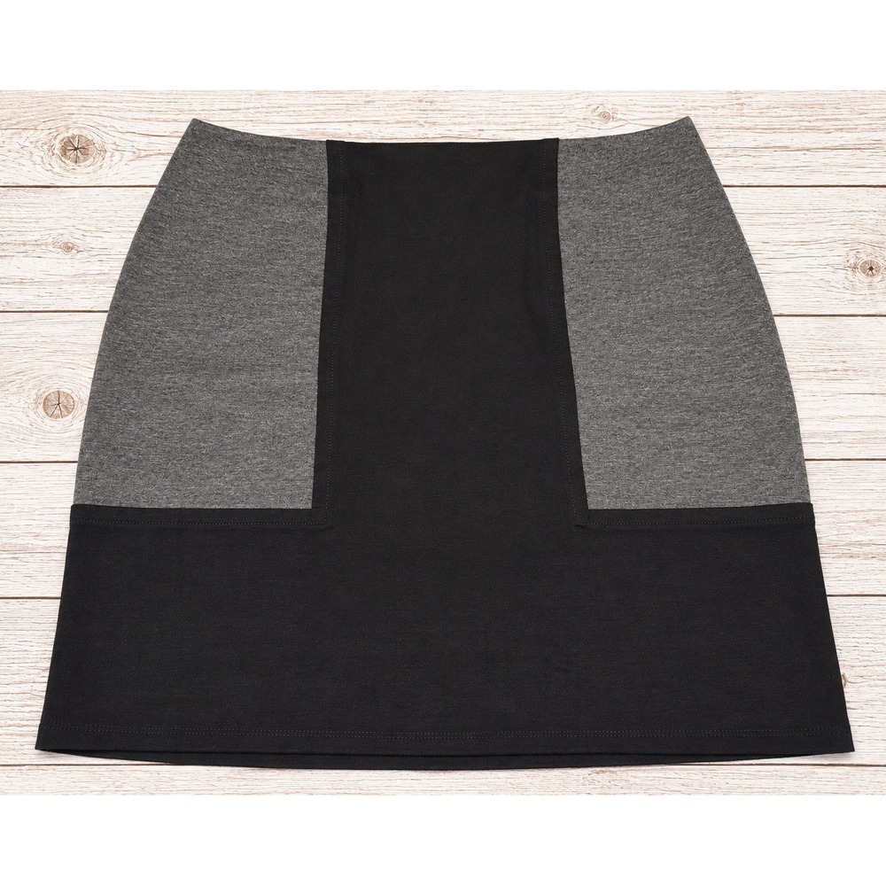 Worthington Mini Skirt Colorblock Modern Knit Career Professional Plus Size 18